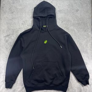 MAYC Mutant Ape Yacht Club Slime Hoodie Mens Large Black Graphic Print Cotton